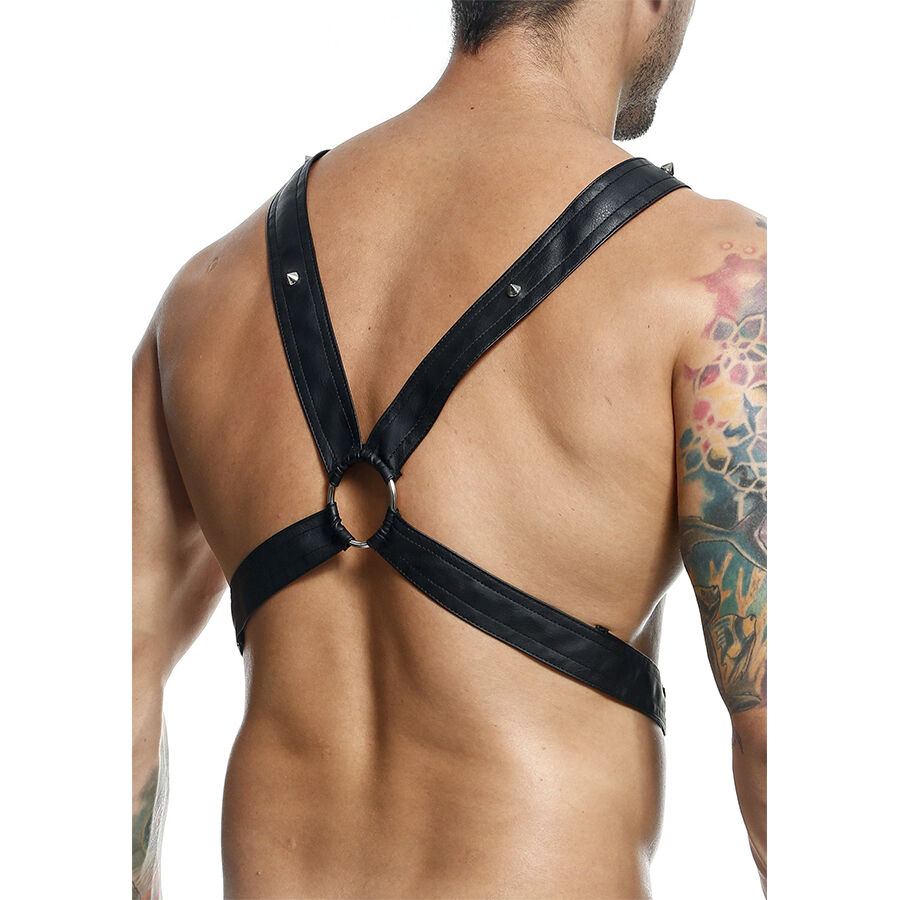 MOB - DNGEON CROSSED BLACK CHAIN HARNESS ONE SIZE - Image 3