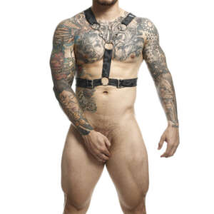 MOB - DNGEON SILVER HARNESS WITH CHAINS ONE SIZE