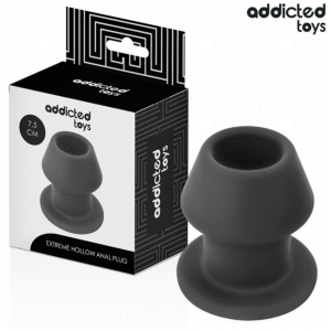 ADDICTED TOYS - EXTREME HOLLOW ANAL PLUG SILICONE SIZE S 7.5 CM
