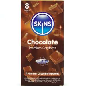 SKINS - CHOCOLATE PREMIUM CONDOMS PACK 8