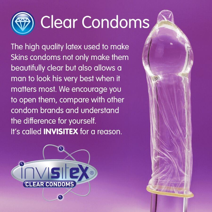 SKINS - EXTRA LARGE PREMIUM CONDOMS PACK 16 - Image 3