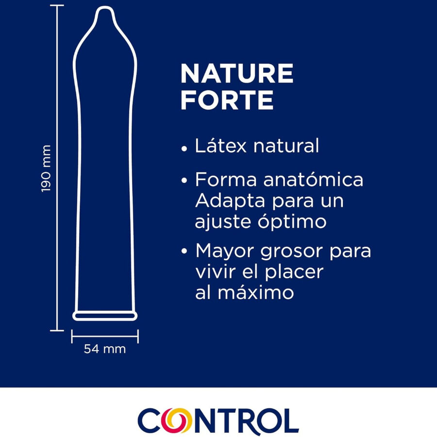 CONTROL - NATURE FORTE CONDOMS 144 UNITS - Image 2