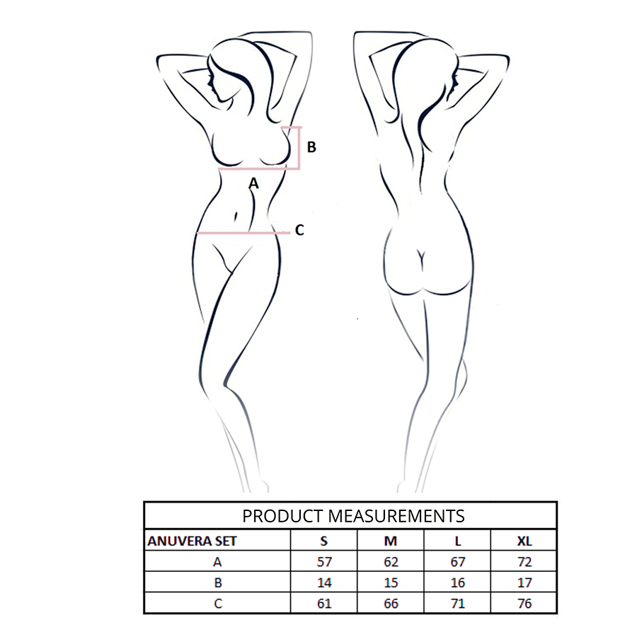 PASSION - ANUVERA BRA + THONG SET FIRE BRICK L/XL - Image 4