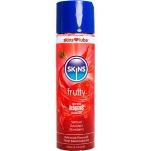 SKINS - FRUITY WATER-BASED LUBRICANT STRAWBERRY 130 ML