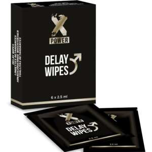 X POWER - DELAY WIPES 6 UNITS