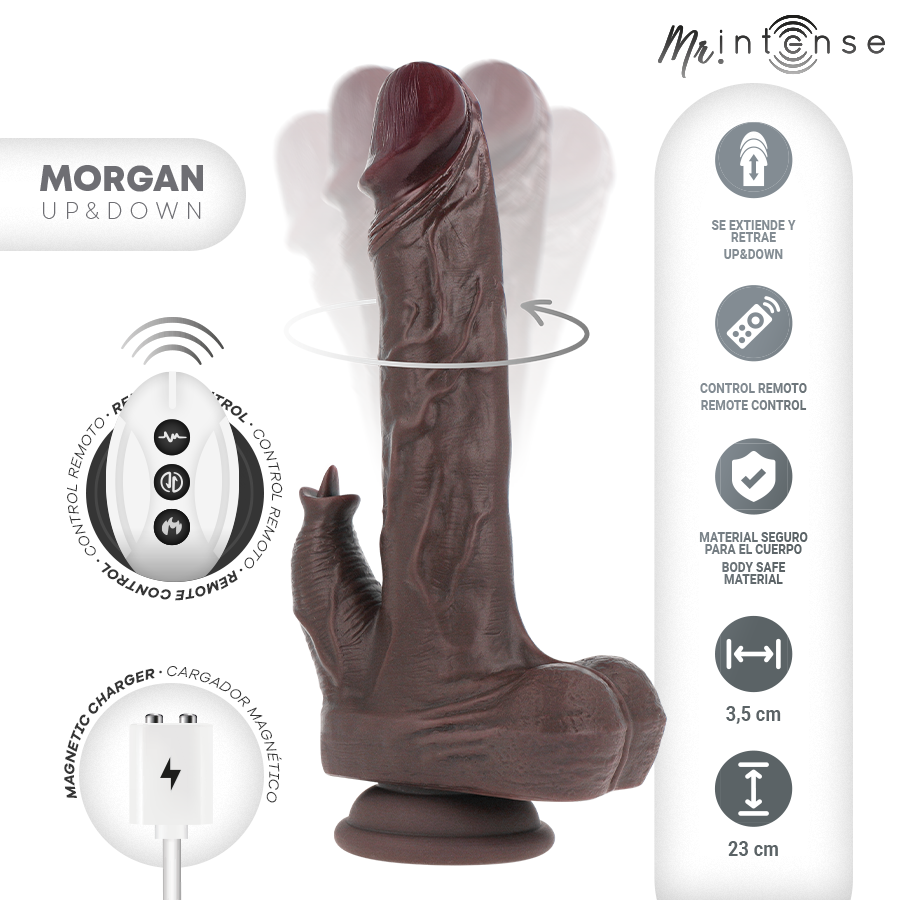 MR INTENSE - MORGAN REALISTIC PENIS REMOTE CONTROL 23 CM -O- 3.5 CM - Image 3