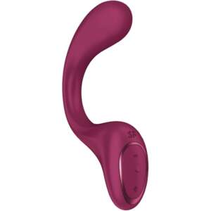 SATISFYER - G FOR GODDESS 2 RABBIT VIBRATOR BOTTLE BORDEAUX
