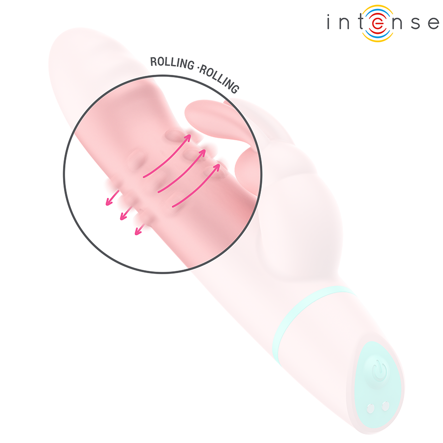 INTENSE - ALVIN RABBIT STIMULATOR ROLLING VIBRATOR + OSCILLATING - Image 5