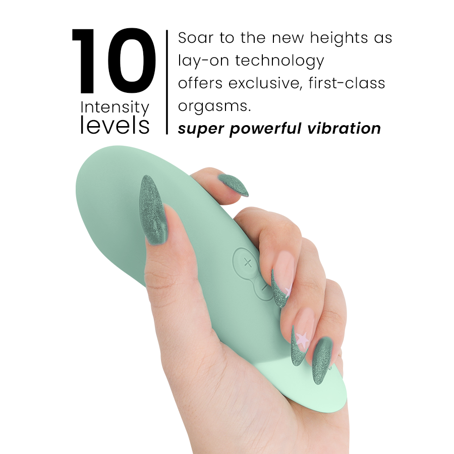 WOMANIZER - VIBE LAY-ON SILENT VIBRATOR SAGE - Image 5