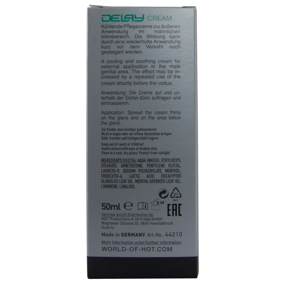 HOT - DELAY CREAM 50 ML - Image 5