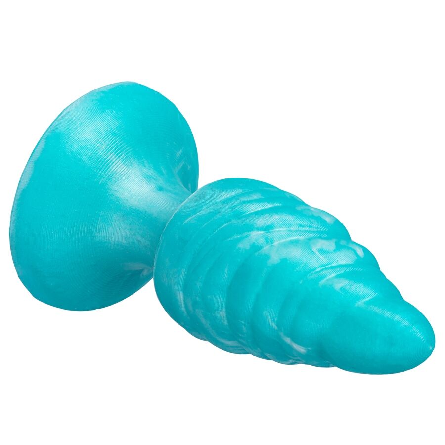 SILEXD - MELTY ANAL PLUG FANTASY LIQUID SILICONE THERMOREACTIVE CELESTIAL BLUE 9.2 CM - Image 4