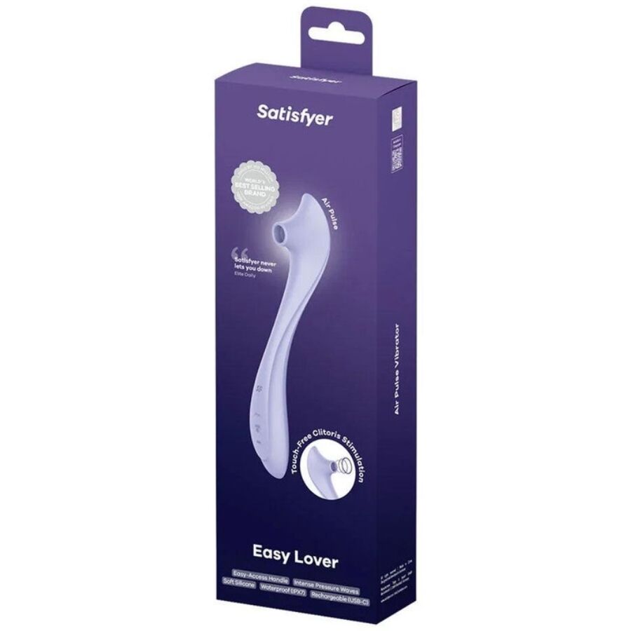 SATISFYER - EASY LOVER VIBRATOR AIR PULSE STIMULATOR - Image 5