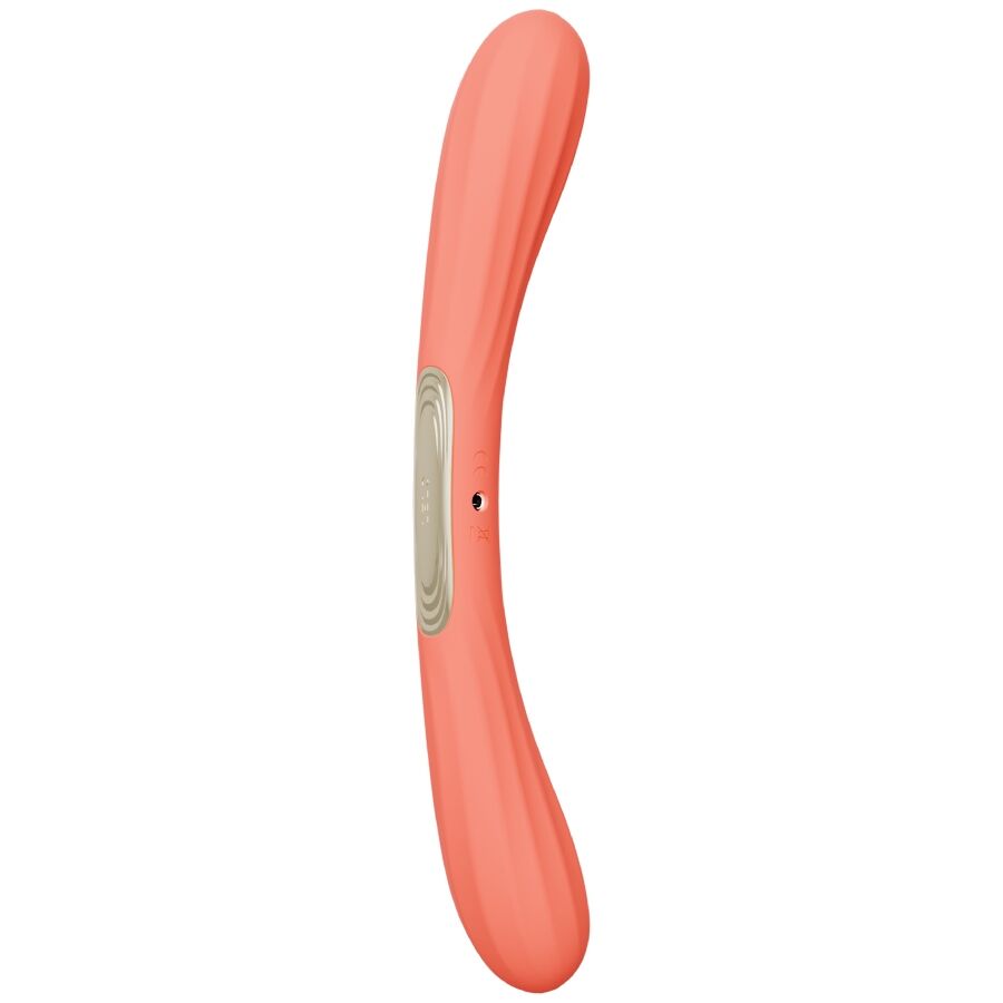 LELO - BOOMERANG DOUBLE ENDED VIBRATOR CORAL RED