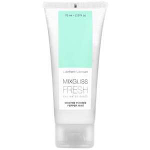 MIXGLISS - WATER BASED LUBRICANT EFFECT COLD MINT FLAVOR 70 ML