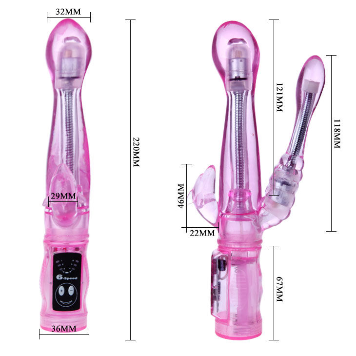 BAILE - FLEXIBLE VIBRATOR WITH ANAL STIMULATOR - Image 4