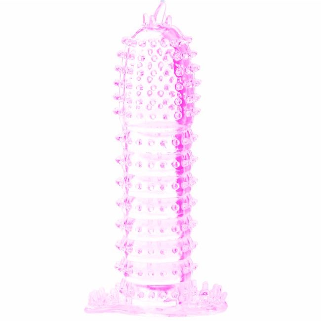 BAILE - PENIS SHEATH WITH PINK STIMULATING POINTS 14 CM - Image 5
