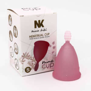 NINA KIKÍ - MENSTRUAL CUP PINK SIZE S 6 + 1 FREE