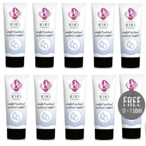 KIKÍ TRAVEL - CONFORT NATURAL LUBRICANT 50 ML 10+1 FREE