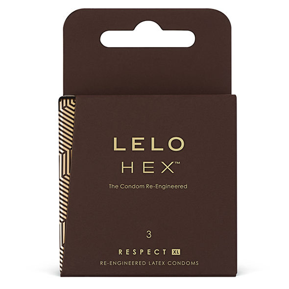 LELO HEX CONDOMS RESPECT XL 3 PACK - Image 2