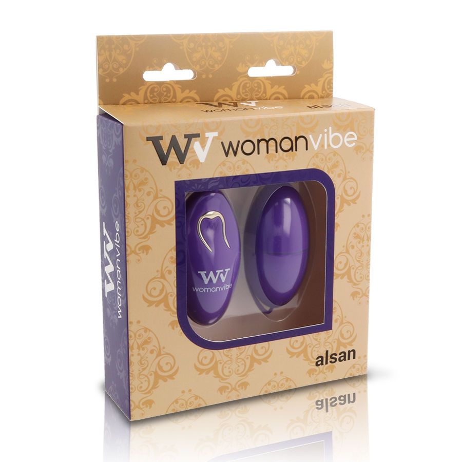 WOMANVIBE - ALSAN SILICONE REMOTE CONTROL EGG PURPLE - Image 2
