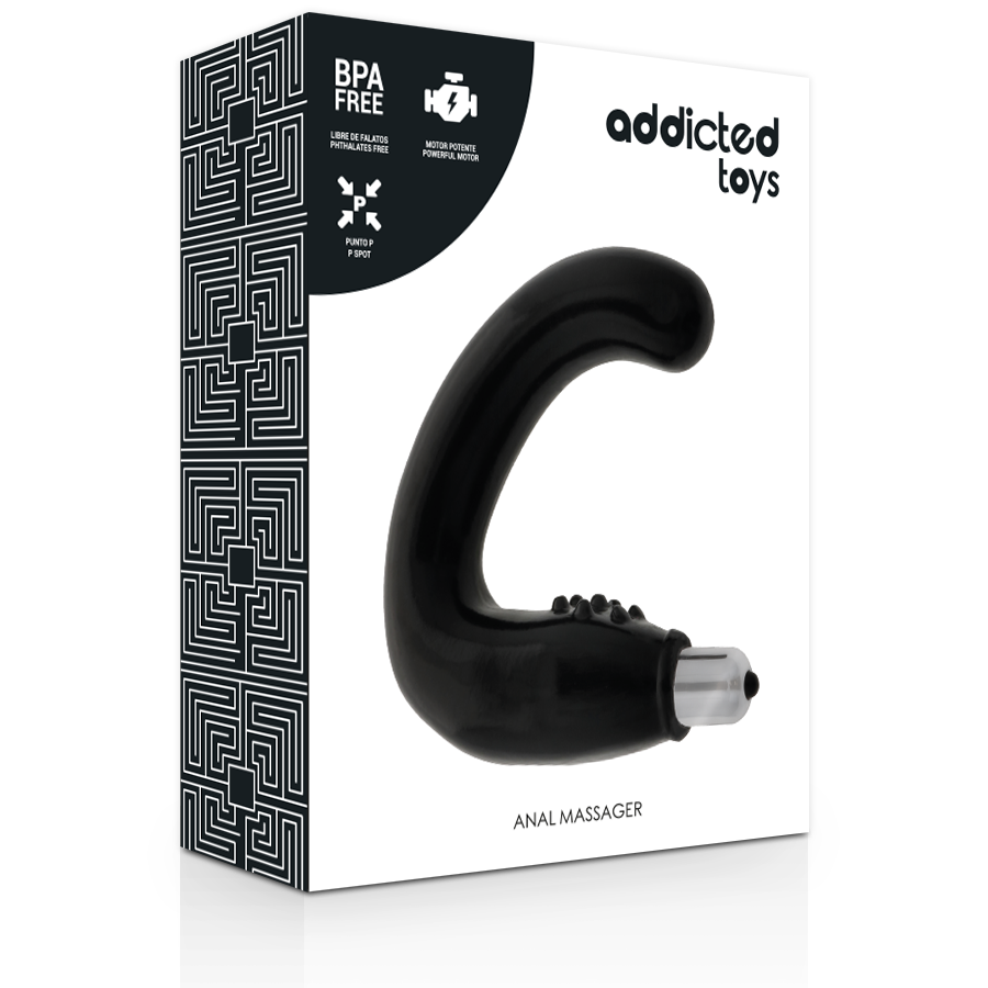 ADDICTED TOYS - ANAL MASSAGER BLACK - Image 3