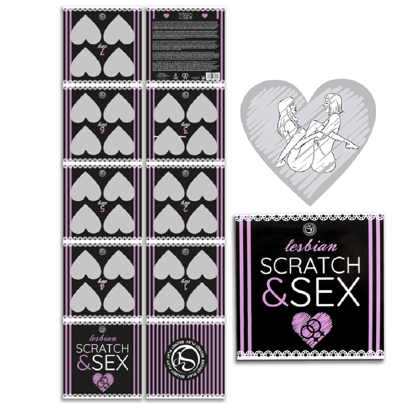 SECRETPLAY - SCRATCH SEX GAME FOR COUPLES LESBIAN POSITIONS (ES/EN/FR/PT/DE)