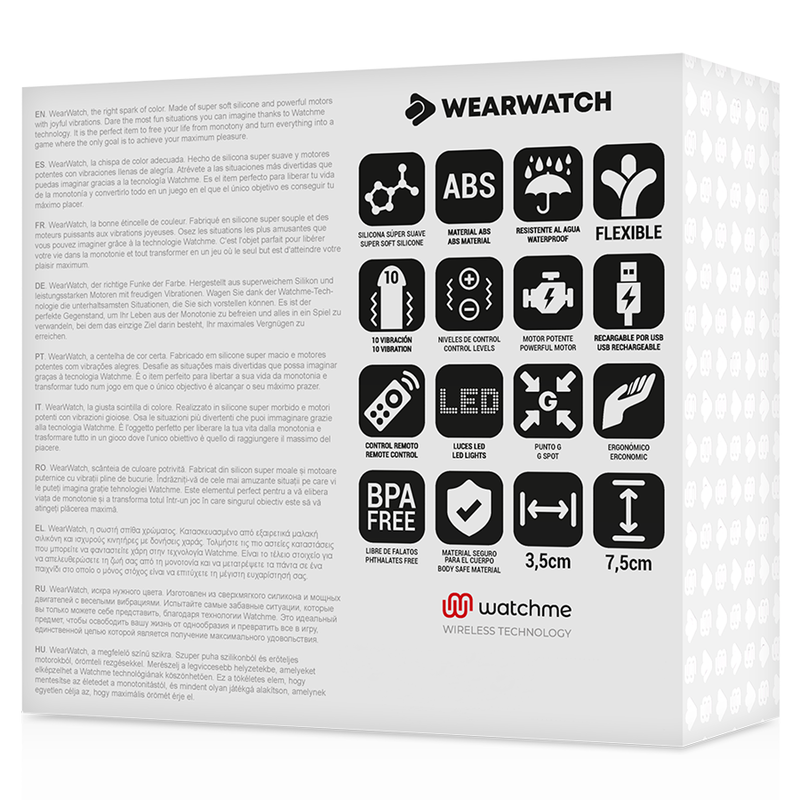 WEARWATCH - WATCHME TECHNOLOGY REMOTE CONTROL EGG FUCHSIA / JET - Image 5
